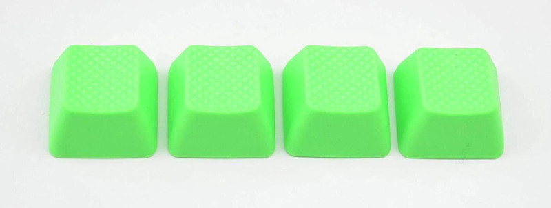 Tai-Hao 4 Key ABS Rubber Keycaps - Neon Green - أكسسوار لوحة مفاتيح